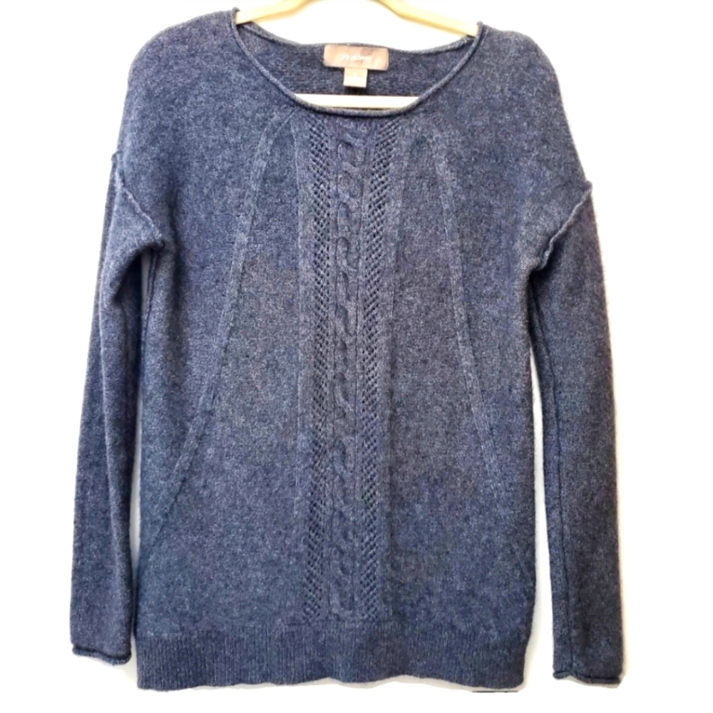 Ply Cashmere Dark Gray Cashmere Oversized Sweater Size Medium